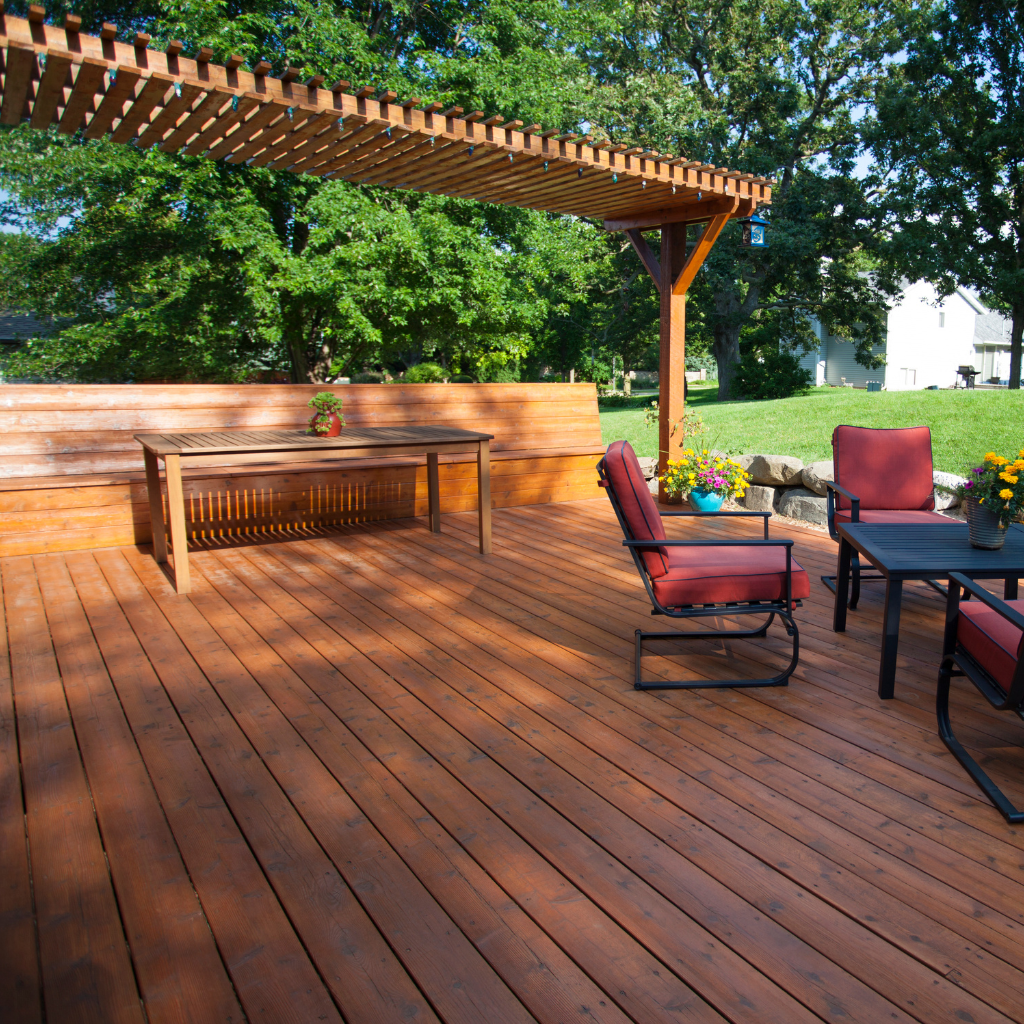 Patio Decking Replaced in Deeside