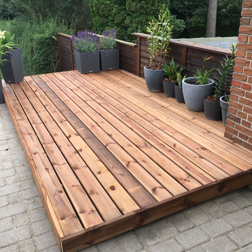 Patio Decking in Deeside