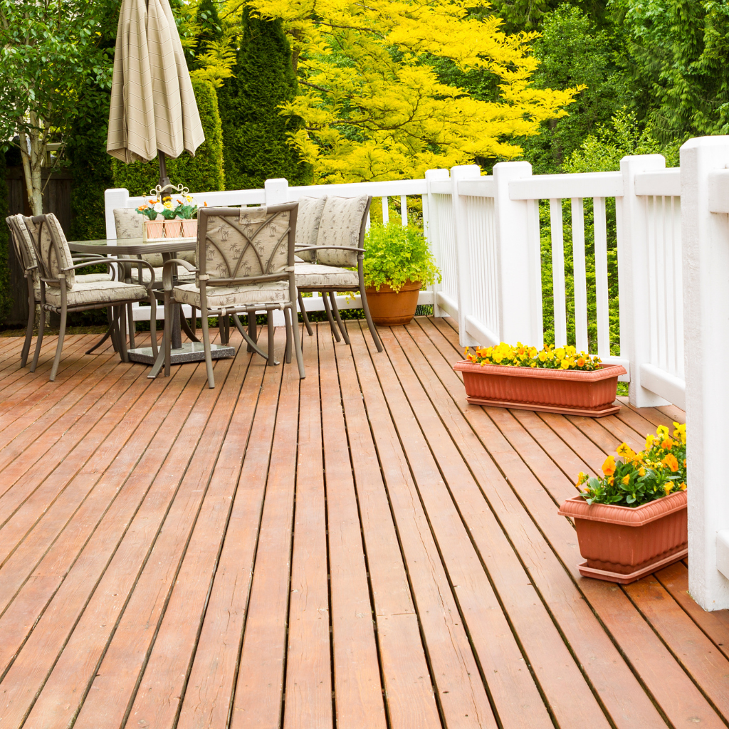 Professional Decked Patios in Deeside